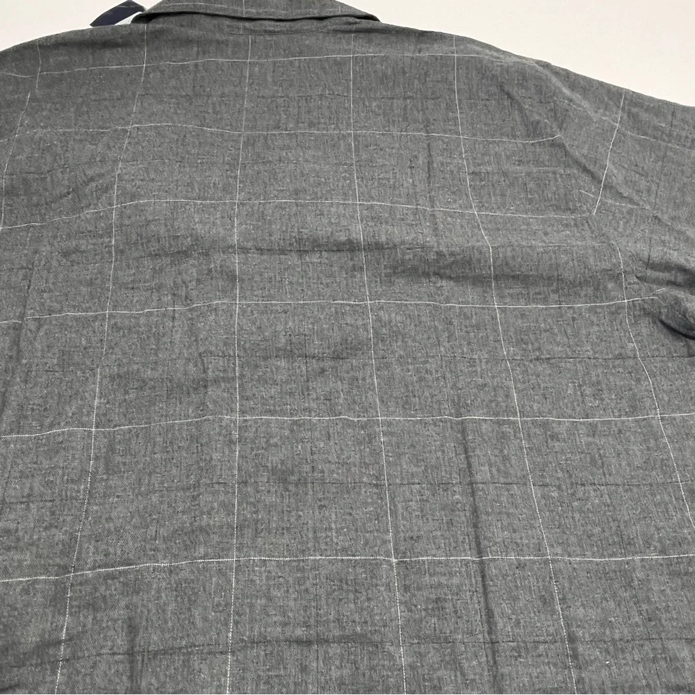 Polo Ralph Lauren Sleepwear Men SZ Medium Grey Gray Sleep Shirt Long‎ Sleeve NEW